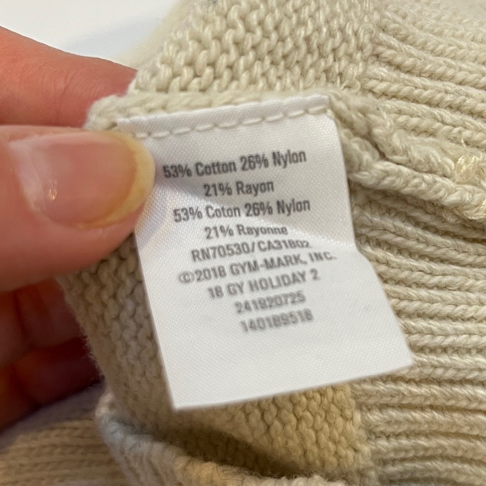 Gymboree Baby Boy Gray and Cream Sweater Duo - Picture 7 of 7